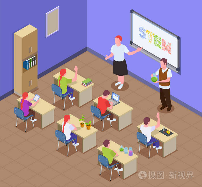 干科课堂作文插画-正版商用图片16yvbl-摄图新视界