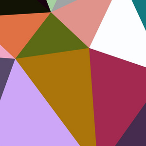 抽象背景纬向无缝三角形彩色图案。