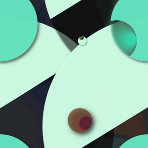 气球丝绸多色几何圆抽象背景无缝图案.照片