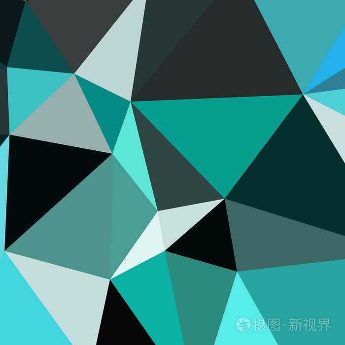 具有多边形的抽象几何背景. 由三角形组成的折纸样式图案