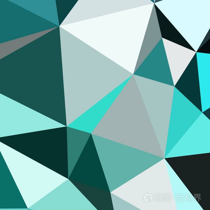 抽象背景多色几何极化