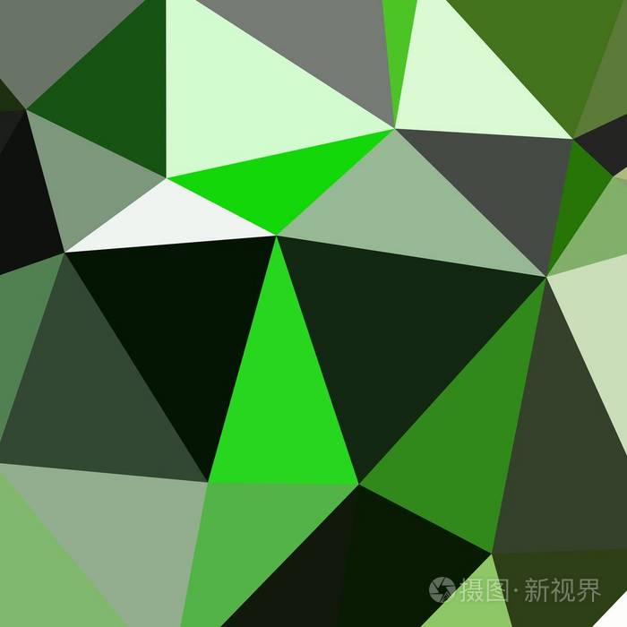 抽象背景多色几何极化