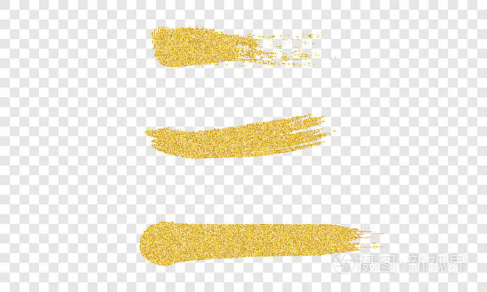 金色黄色油漆纹理抽象刷子.