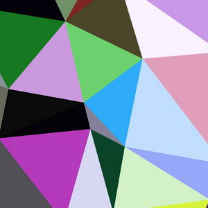 抽象背景poligonal无缝三角色图案..