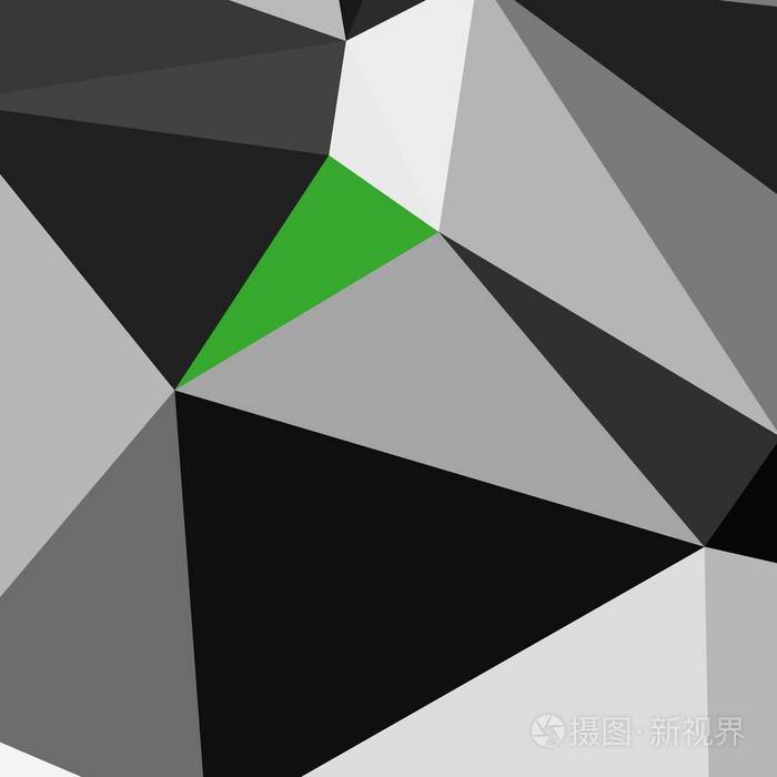 抽象背景多色几何极化