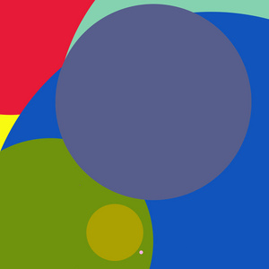圆圈几何惊人的抽象背景多色图案。