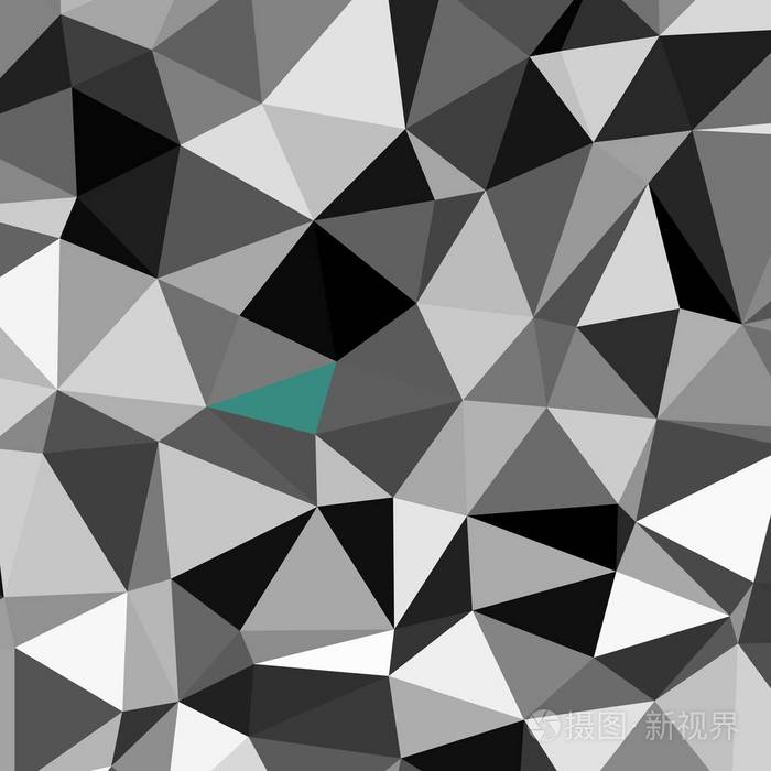 抽象背景多色几何极化