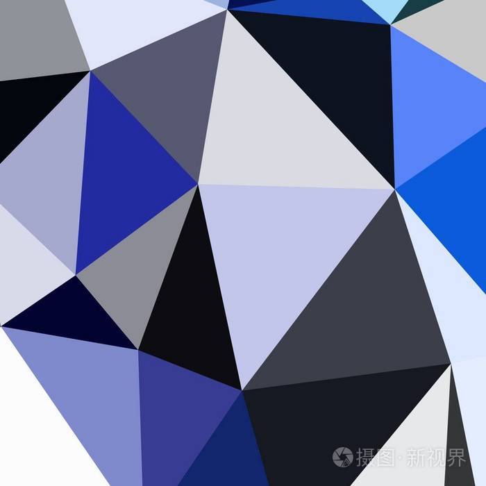 具有多边形的抽象几何背景. 由三角形组成的折纸样式图案