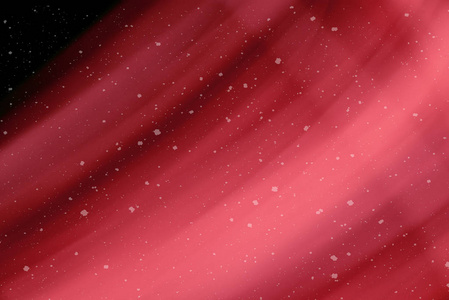 红色抽象背景与离焦的Bokeh灯模糊的彩色Bokeh抽象在未聚焦的背景与降雪效果。