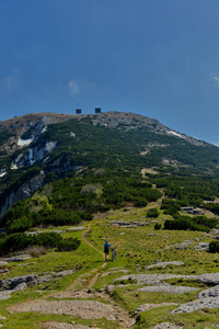 高山景观。 蒙特阿尔蒂西莫