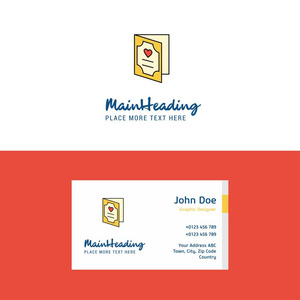 s day card Logo and Visiting Card Template. Busienss Concept Log