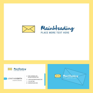  Front and Back Busienss Card Template. Vector Creative Design