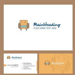  Front and Back Busienss Card Template. Vector Creative Design