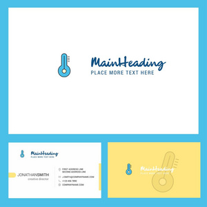  Front and Back Business Card Template. Vector Creative Design