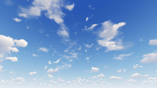 背景蓝色天空背景小云3渲染