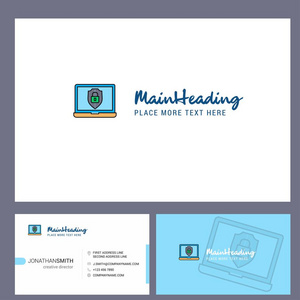  Front and Back Busienss Card Template. Vector Creative Design