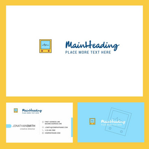  Front and Back Busienss Card Template. Vector Creative Design