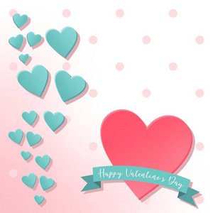 s day background with hearts