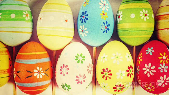 鸡蛋复活节装饰节日装饰关闭