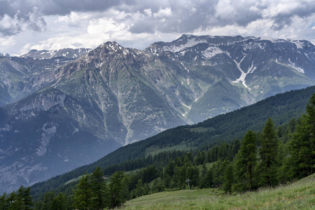 Assietta and Colle delle Finestre, Turin, Piedmont, italy, at su