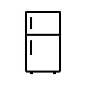冰箱矢量图标标志图标矢量插图个人和商业用途。