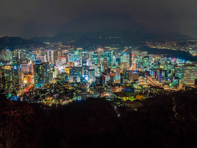 韩国首尔市的美丽建筑