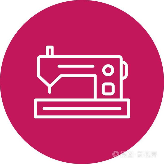 缝纫机矢量图标标志图标矢量插图个人和商业用途.