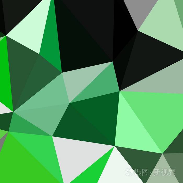 抽象背景多色几何极化.