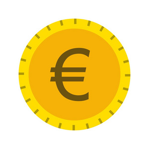 欧元矢量图标符号图标矢量插图个人和商业用途。
