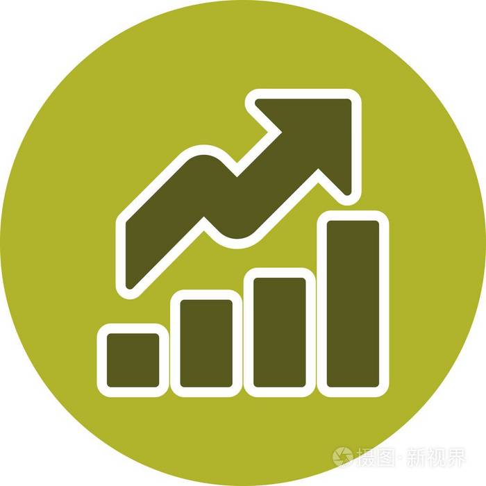 成长矢量图标符号图标矢量插图个人和商业用途