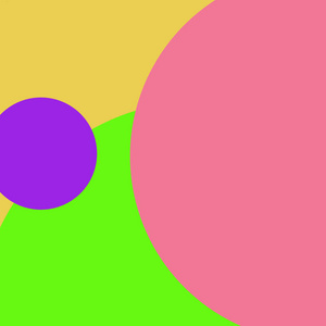 圆形几何优雅抽象背景多色图案。