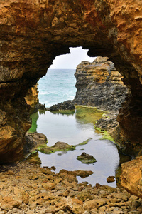 澳大利亚维克天然拱门被命名为洞穴在港口坎贝尔国家公园在伟大的大洋路首选旅游景点和旅游目的地