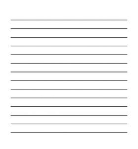 带线条的空白白纸.一本书的空页.嘲笑我.三维插图照片