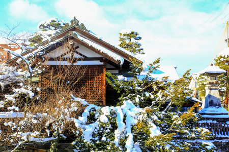 冬季高山古镇..