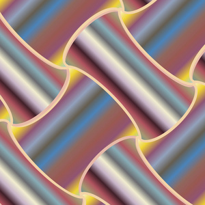 抽象几何彩色图案矢量插图