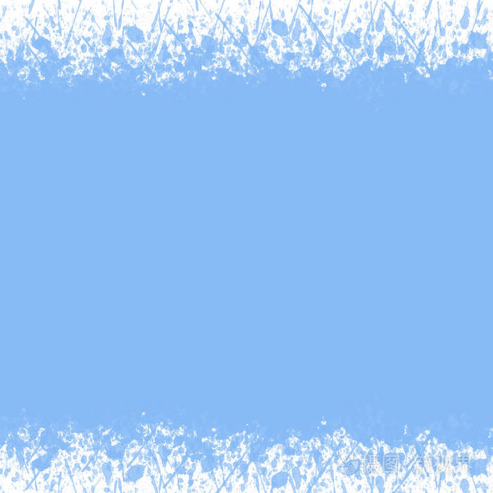 蓝色水彩飞溅背景