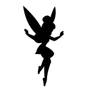 中世纪仙女的剪影照片