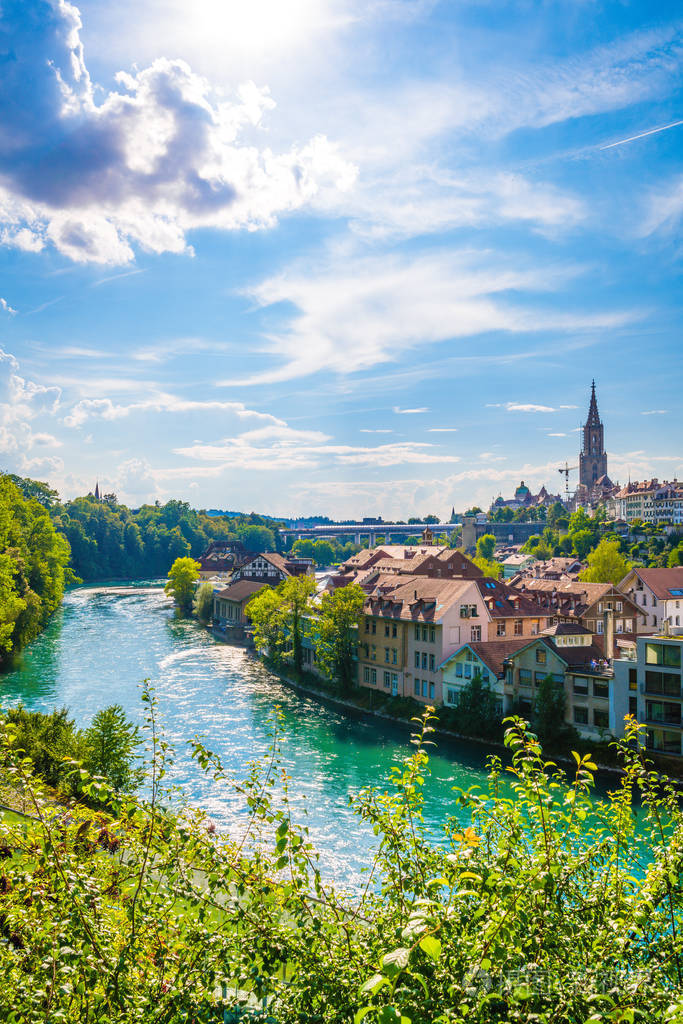 瑞士伯尔尼首都美丽的建筑