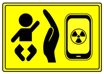 让智能手机远离婴儿。 幼儿面临最高的健康风险来自手机辐射。