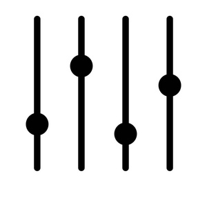 控制字形矢量图标