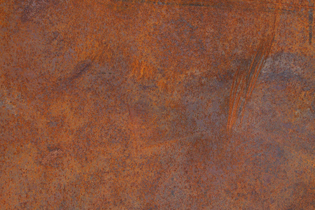 生锈的金属纹理. 生锈腐蚀和氧化背景. 磨损的金属铁面板.照片