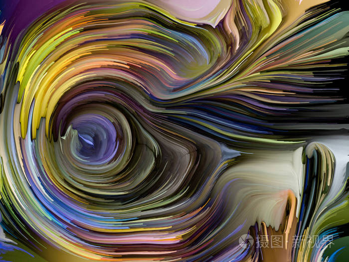 液体颜色系列. 由多种色彩构成的艺术抽象,以创意,艺术和设计为主题