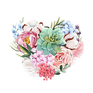 水彩画花素材图片 水彩画花图片素材下载 摄图新视界
