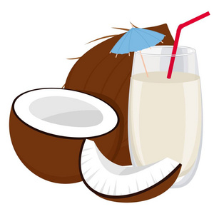 白色背景上的矢量插图.健康食品照片