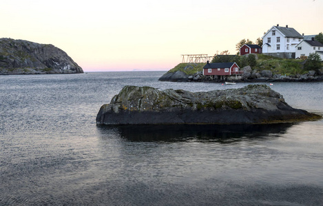 努斯峡湾是挪威北部洛夫顿群岛上一个宁静的渔村。 五十年前，当鳕鱼来产卵时，生意正在开花。