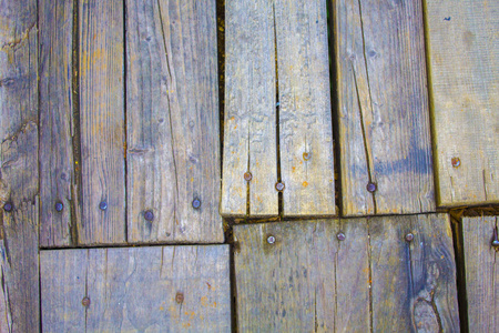 旧木板地板背景纹理