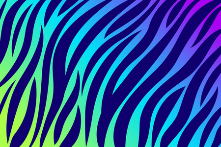 动物图案矢量插图现代背景与斑马纹的明亮渐变颜色照片