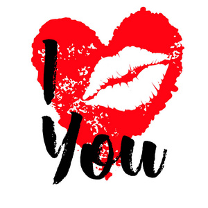 亲吻的嘴唇图片