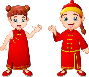 中国人卡通图片 中国人卡通素材 中国人卡通插画 摄图新视界
