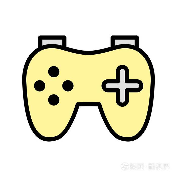 电子游戏矢量图标标志图标矢量插图个人和商业用途.